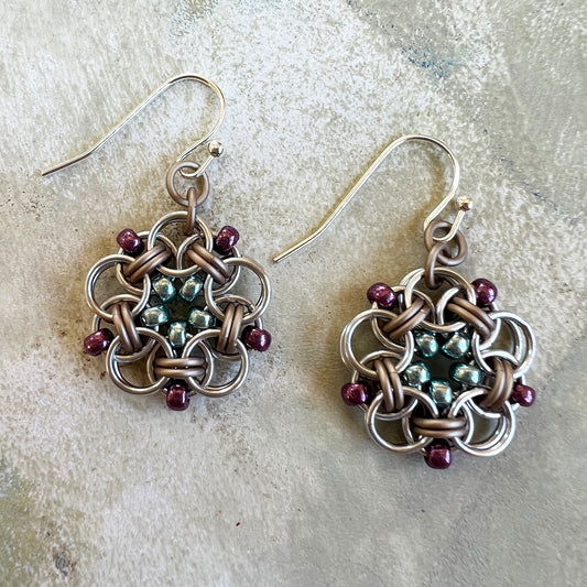 Helm Beaded Circle Earrings Kit with FREE Video - Dried Flora