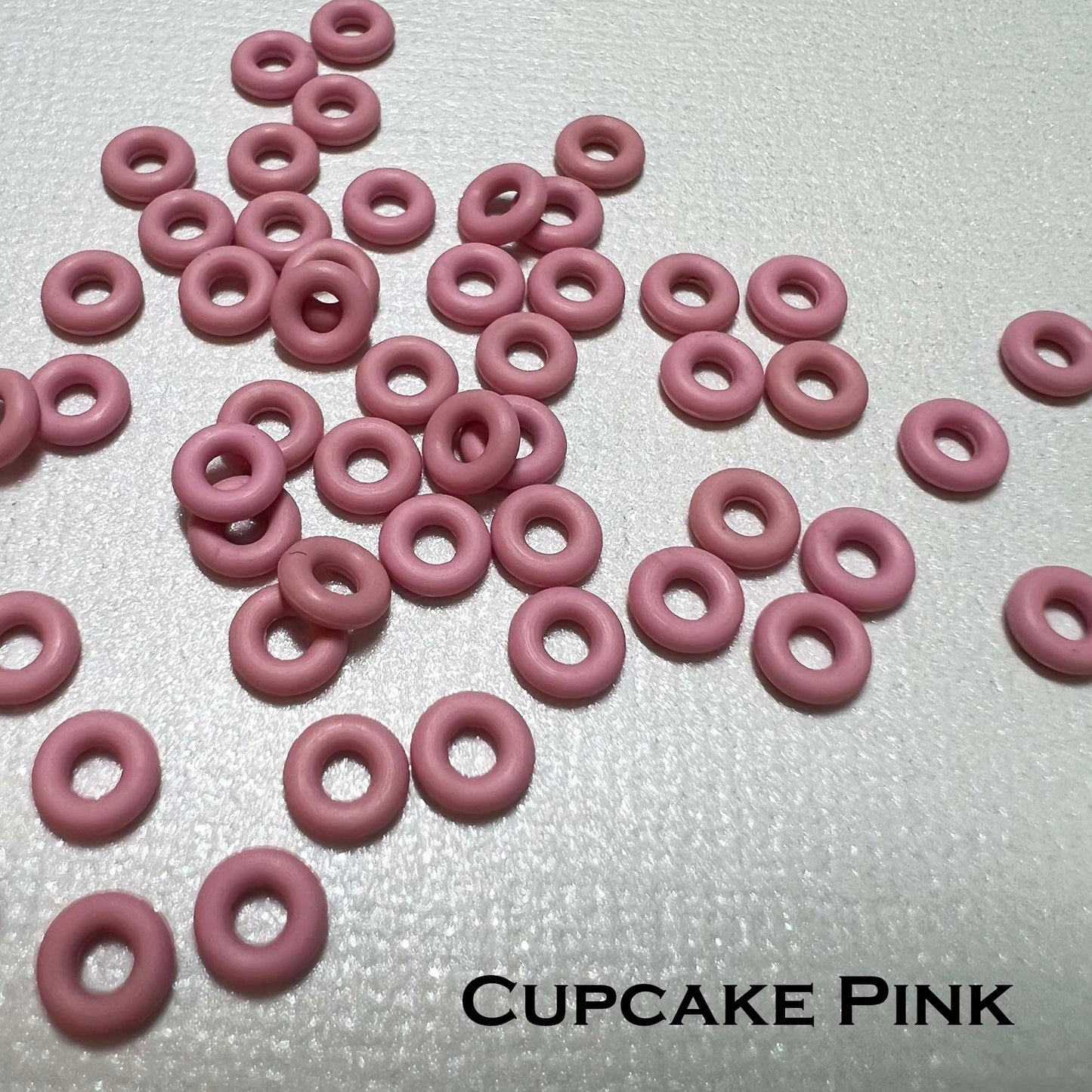 5mm Rubber O-Rings (ID: 2mm)  - choose color & quantity