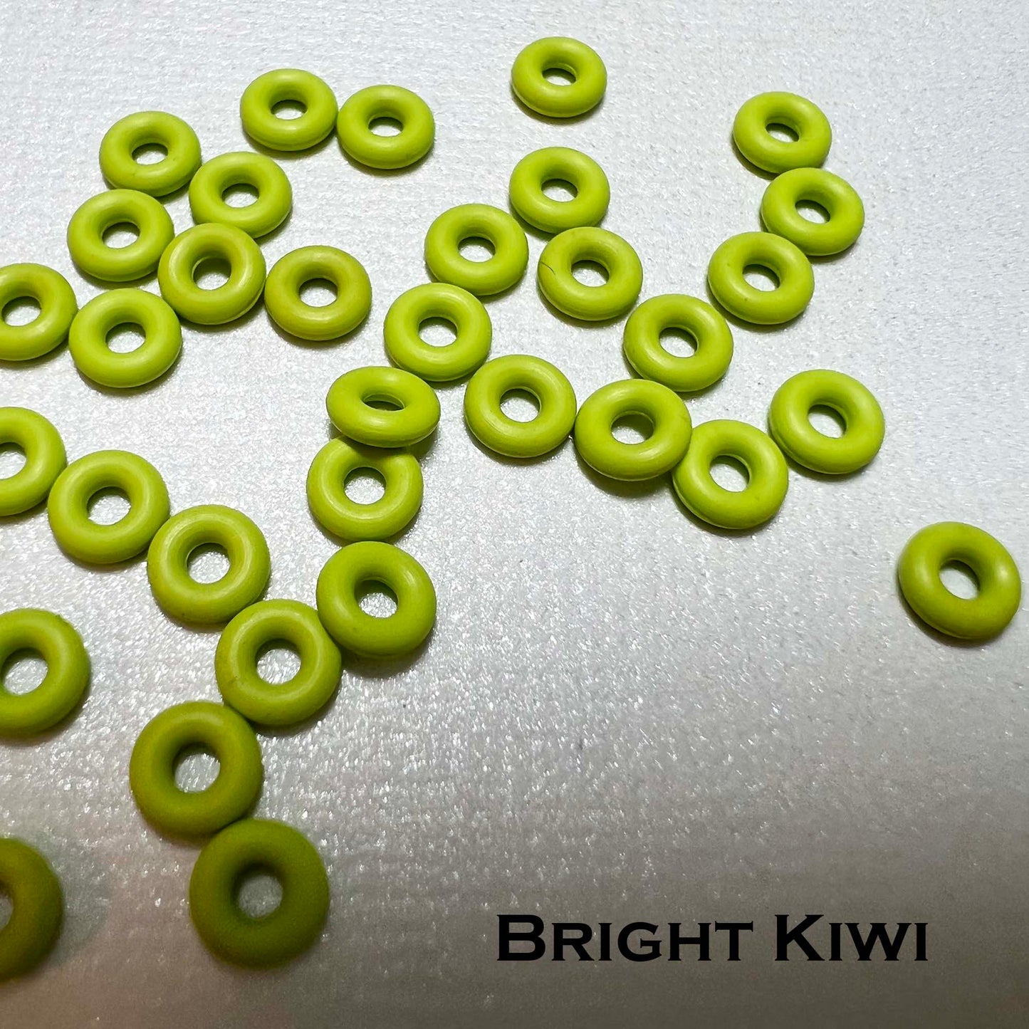 5mm Rubber O-Rings (ID: 2mm)  - choose color & quantity