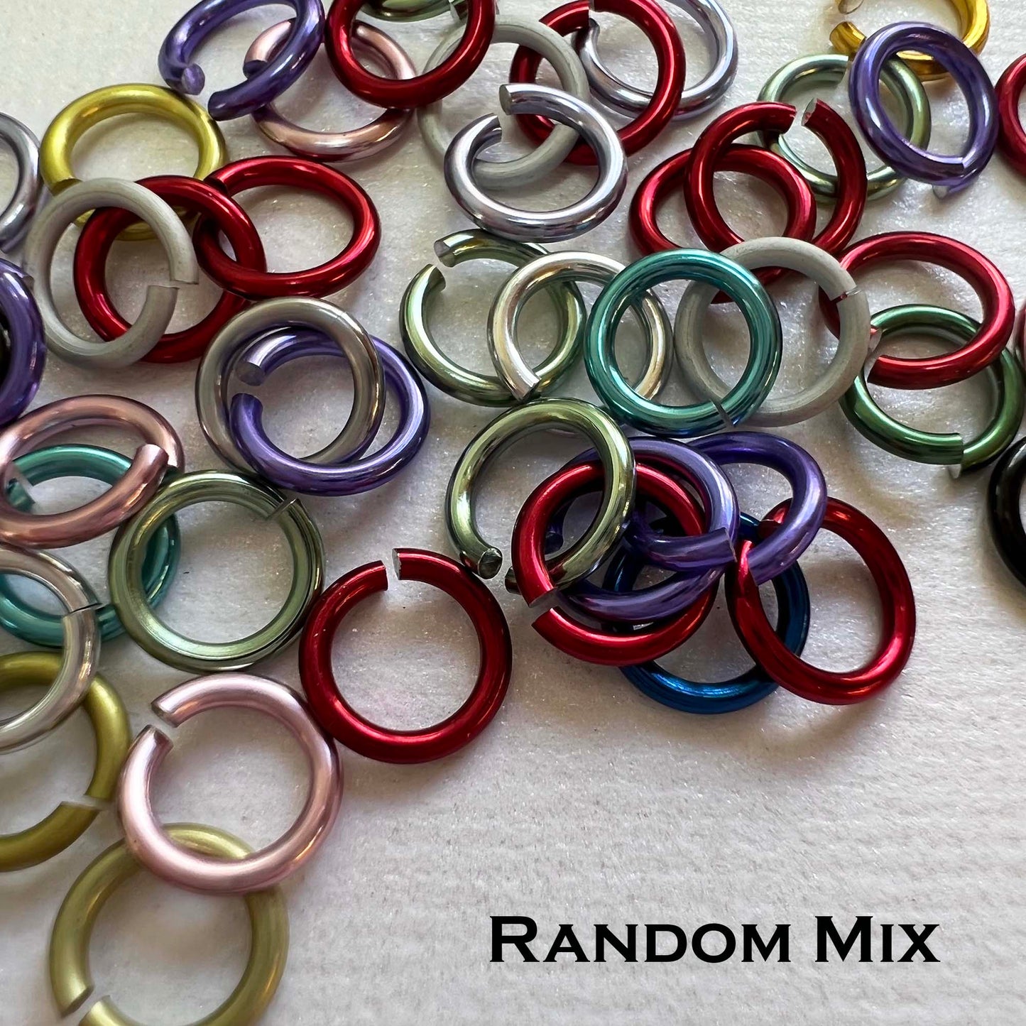 20g 3/32" AA Jump Rings SHINY (AWG) ID: 2.4mm - choose color & quantity