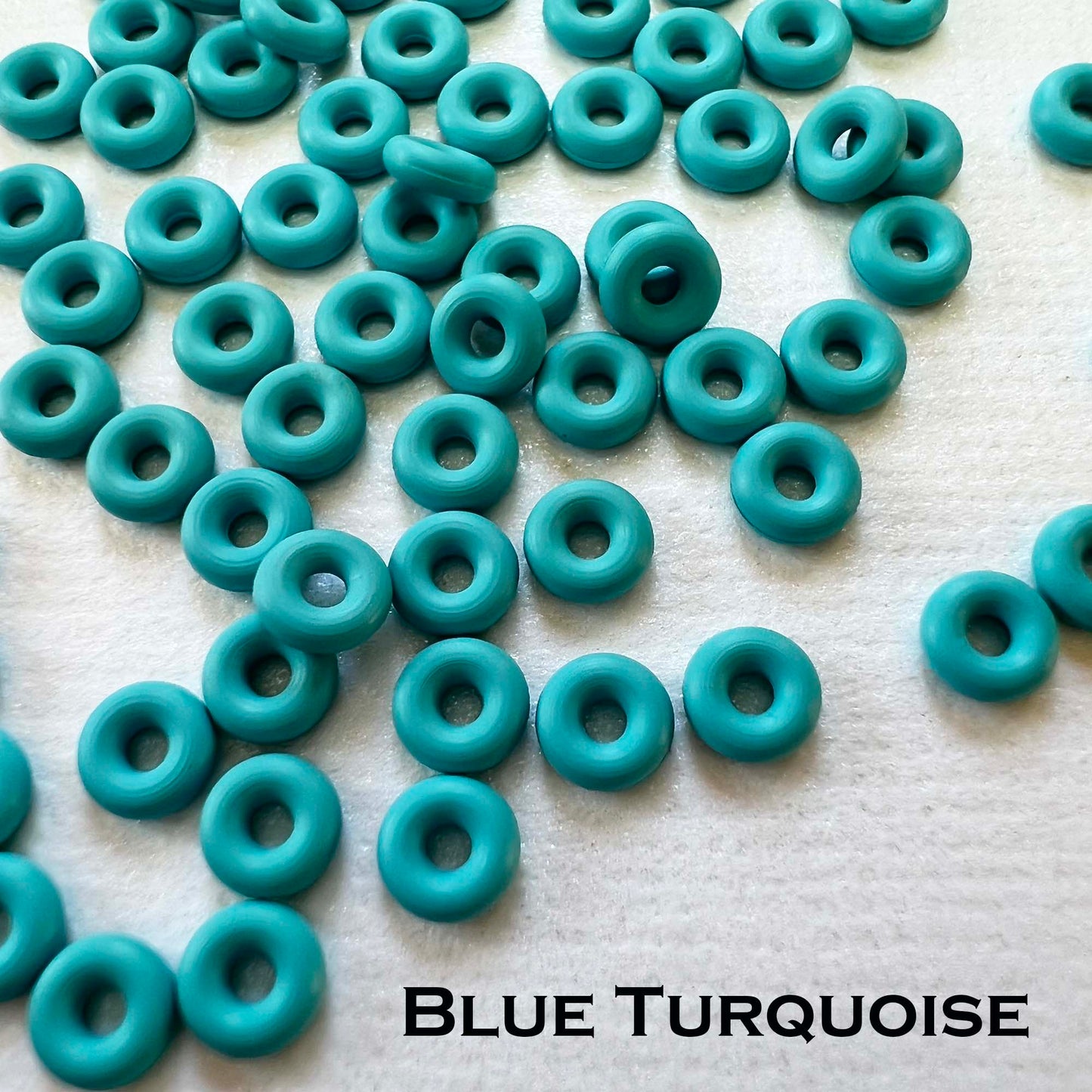 4.5mm Rubber O-Rings (ID: 1.5mm) - choose color/quantity