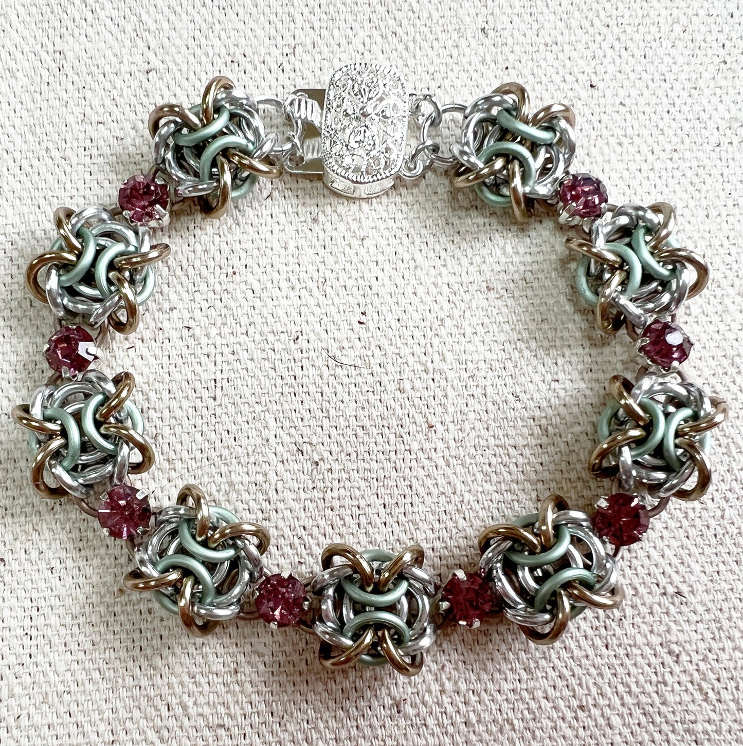 Orc Weave Rhinestone Bracelet Kit with Video Class - Dried Flora