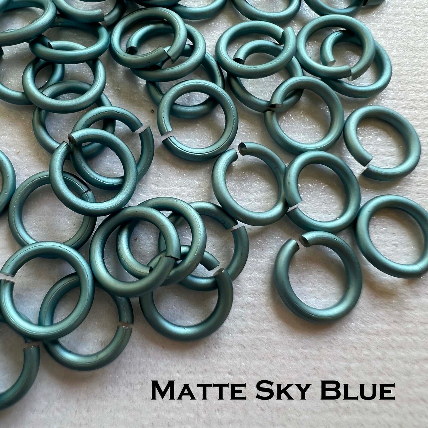 18g 5/32" Jump Rings Matte (SWG) ID: 4.1mm - Choose color & quantity