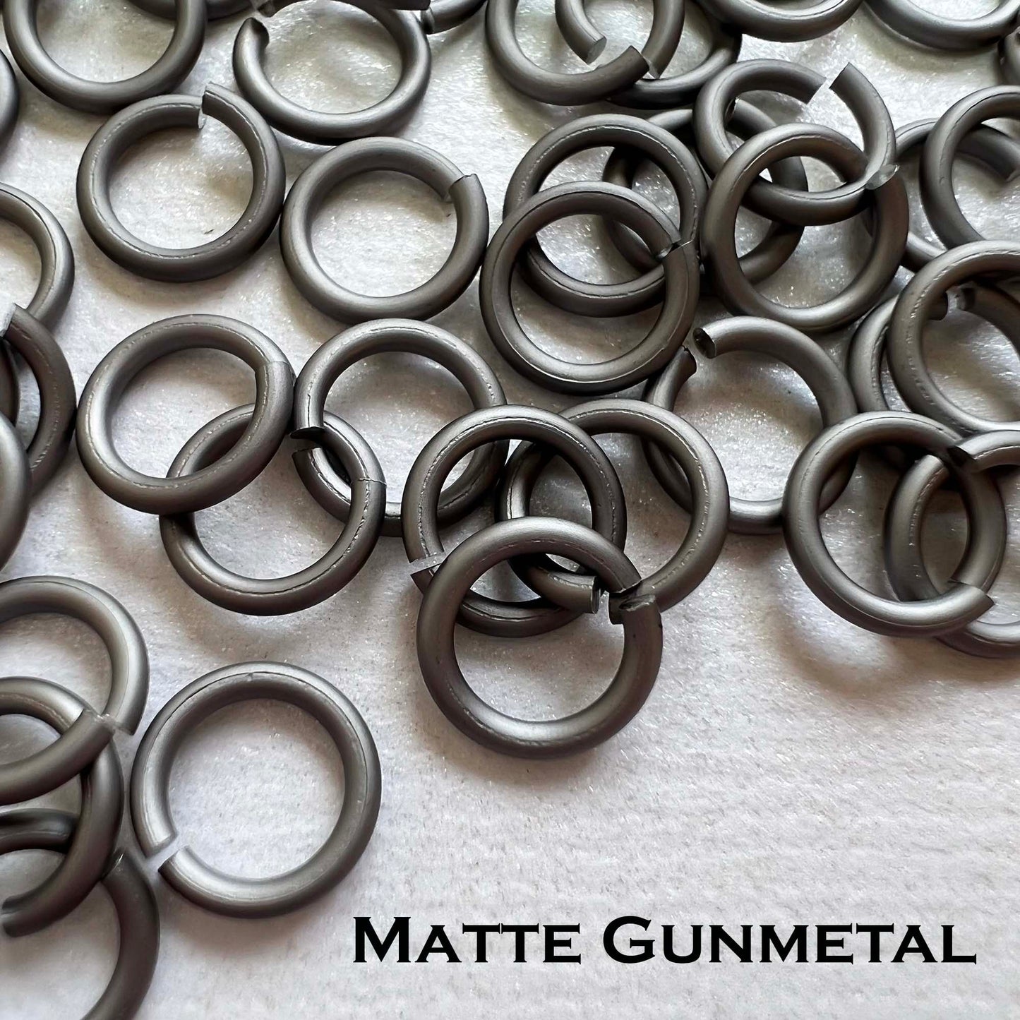 20g 3/32" AA Jump Rings MATTE (AWG) ID: 2.4mm - choose color & quantity