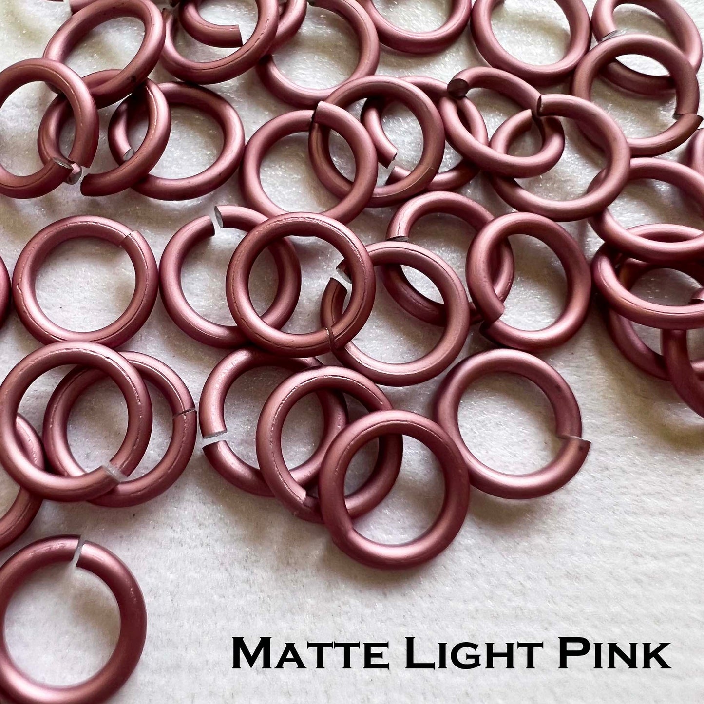 20g 3/32" AA Jump Rings MATTE (AWG) ID: 2.4mm - choose color & quantity