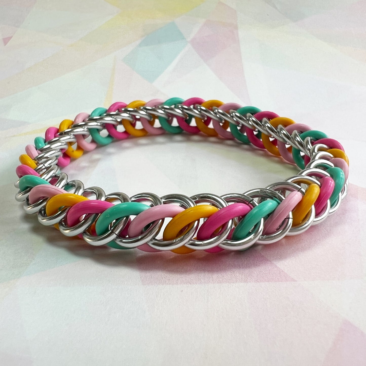 Half Persian Stretch Bracelet Kit 10mm with Free Video Sorbet Colors