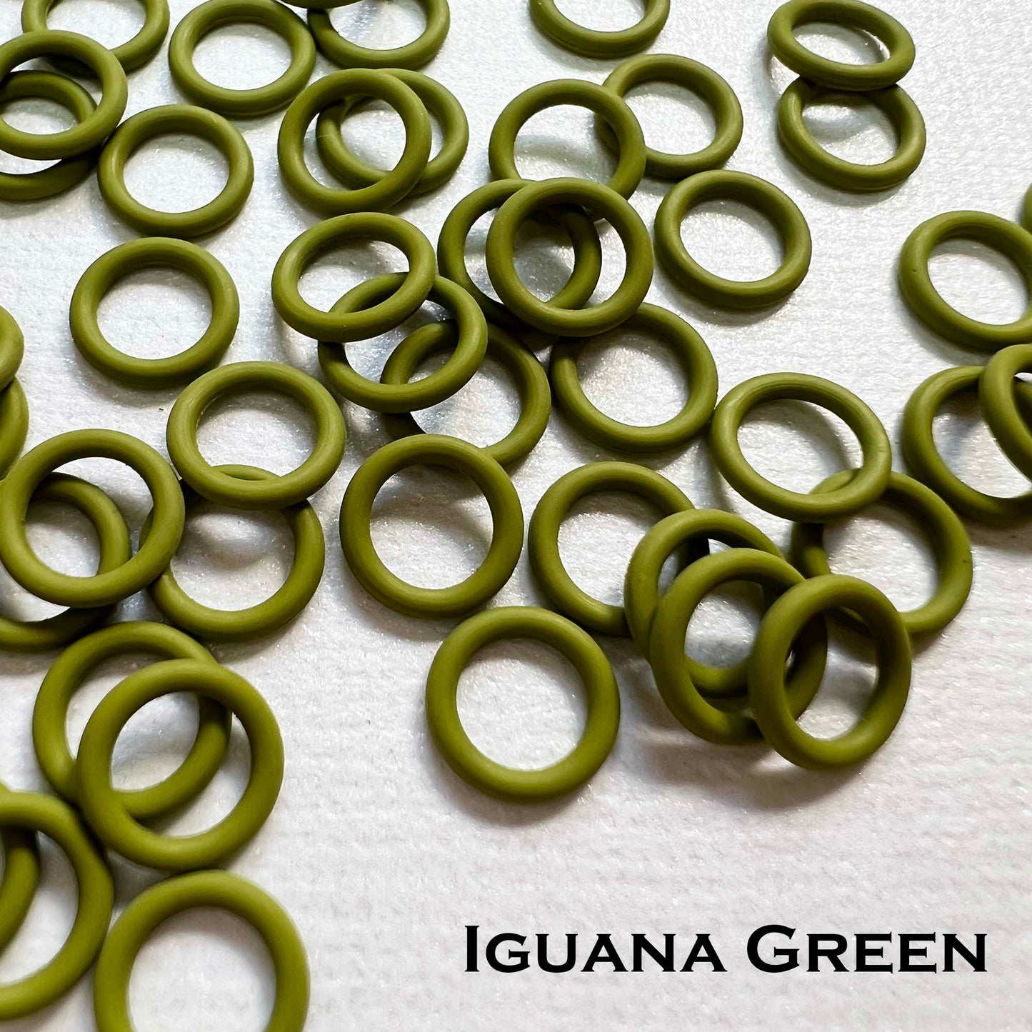 7.4mm Rubber O-Rings (ID: 5mm) - choose color & quantity