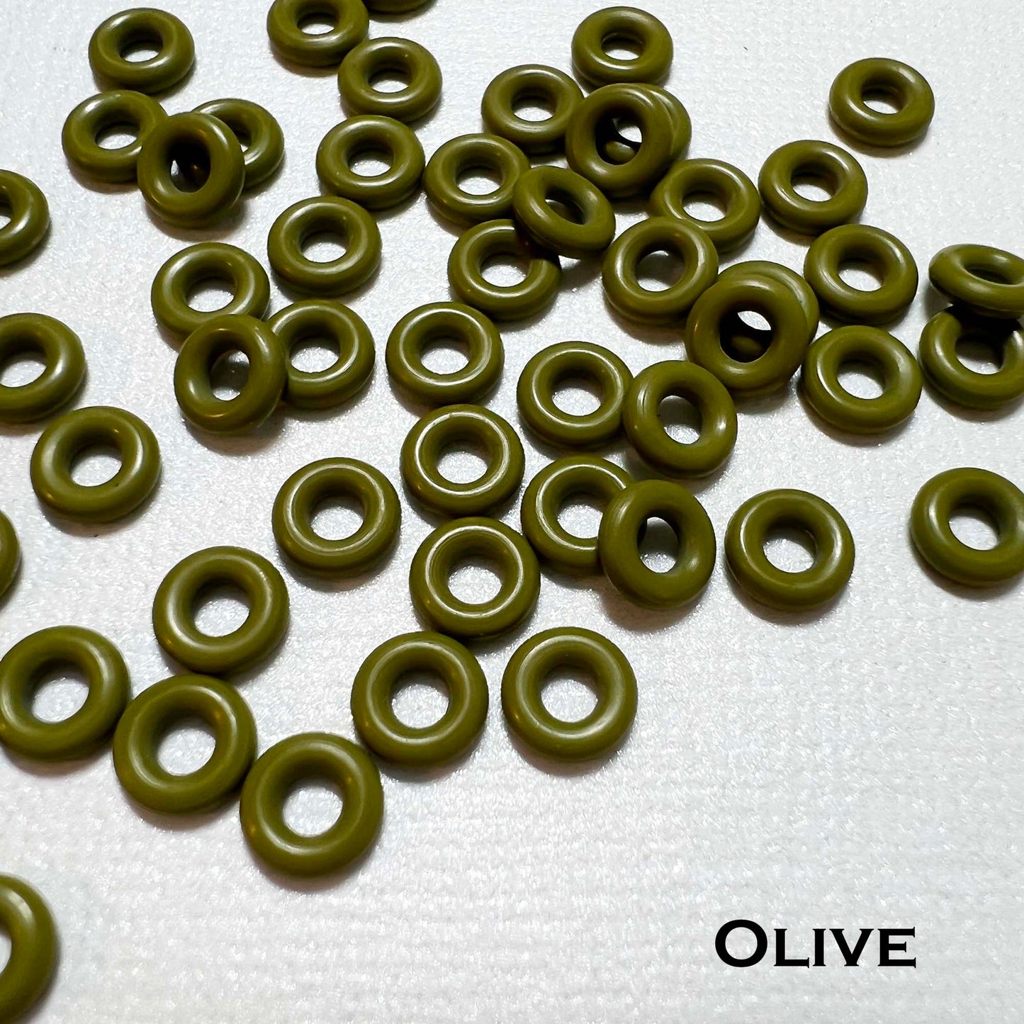 6mm Rubber O-Rings (ID: 2.6mm)  - choose color & quantity