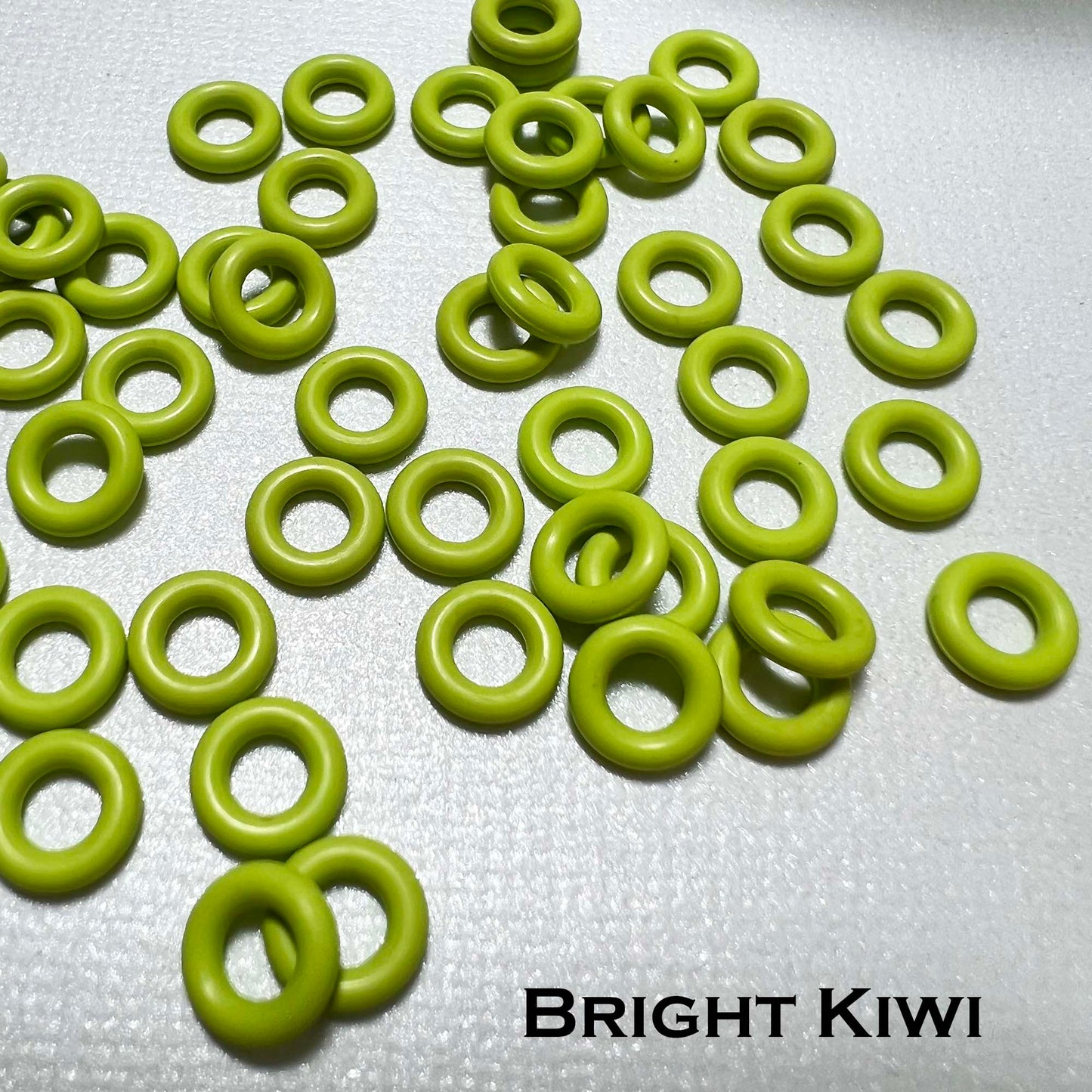 7.25mm Rubber O-Rings (ID: 3.7) - choose color & quantity