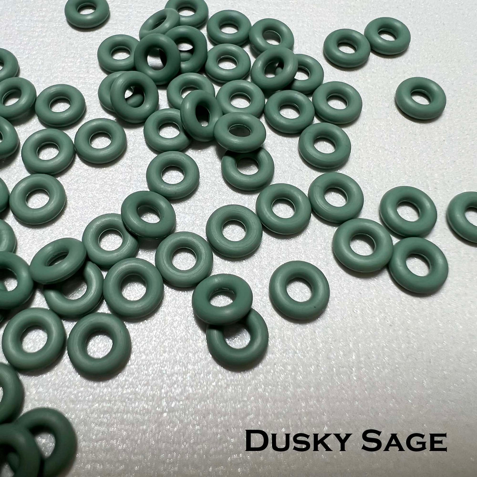 6mm Rubber O-Rings (ID: 2.6mm) - choose color & quantity – Bead Me