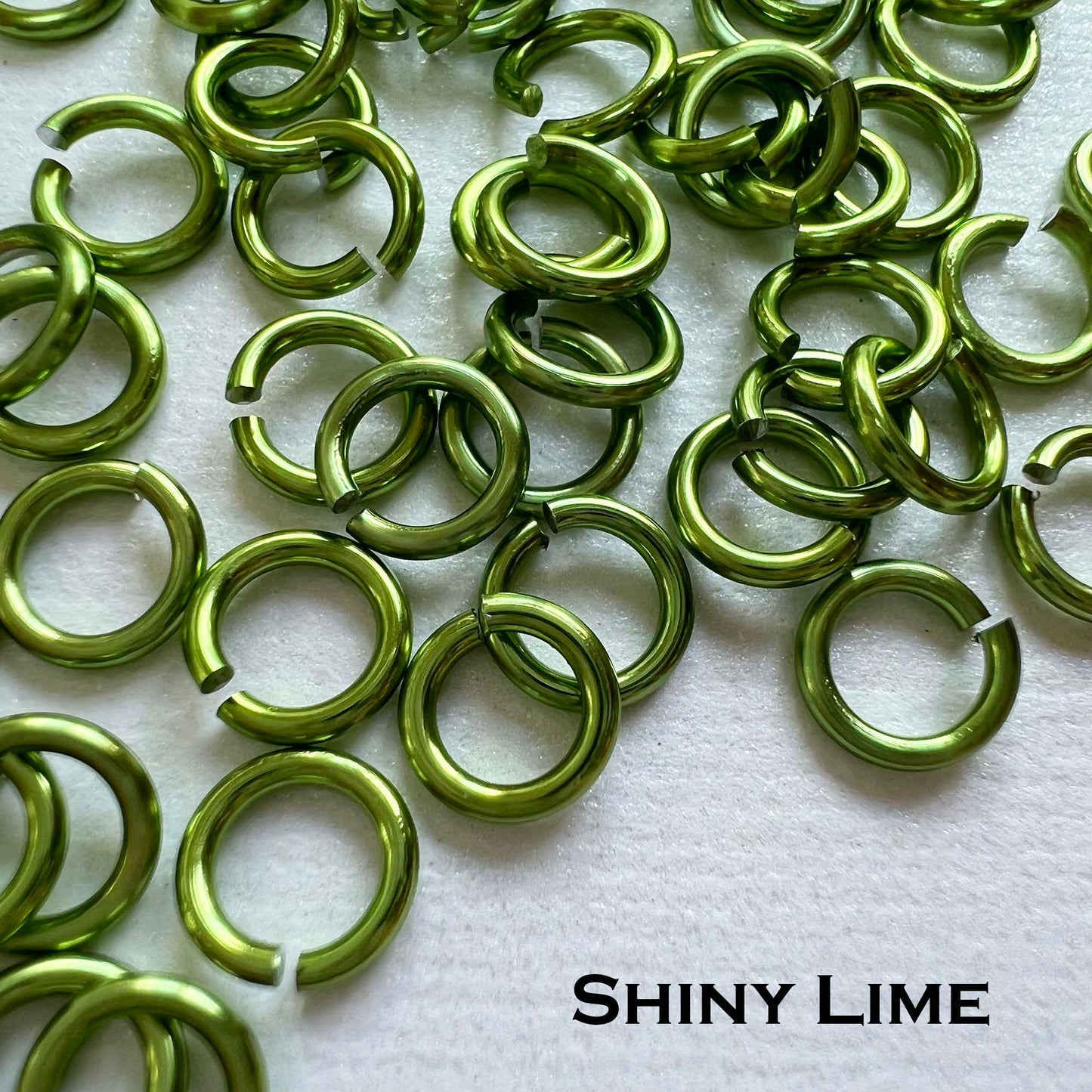 20g 7/64" Jump Rings SHINY (AWG) ID: 2.8mm- choose color & quantity
