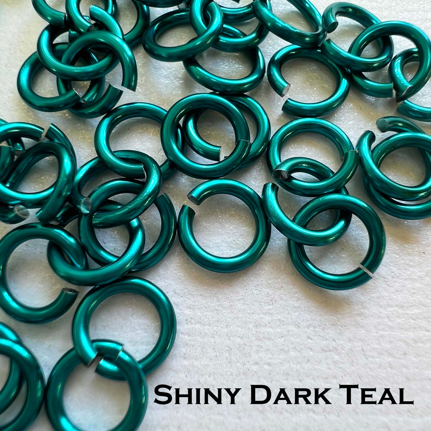 20g 1/8" Jump Rings SHINY (AWG) ID: 3.4mm - choose color & quantity