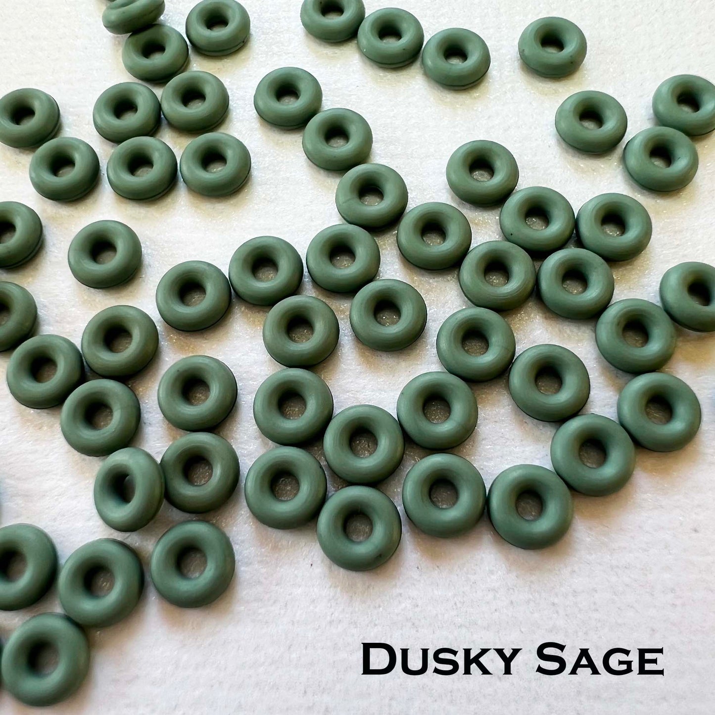 4.5mm Rubber O-Rings (ID: 1.5mm) - choose color/quantity