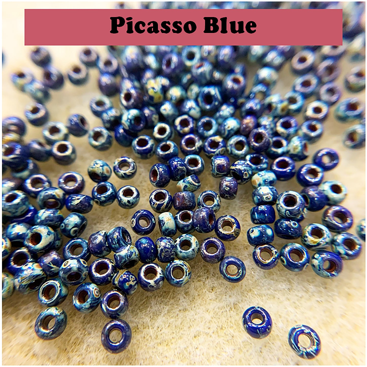 Miyuki Seed Beads 8/0 Picasso Finish
