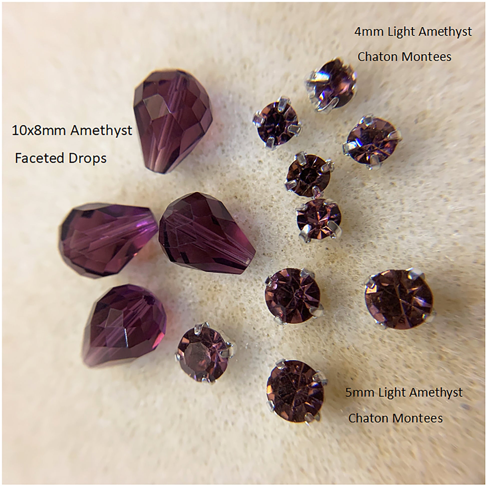 Faceted Drop Beads Glass 10x8mm for Earrings (Pkg of 6) – Bead Me