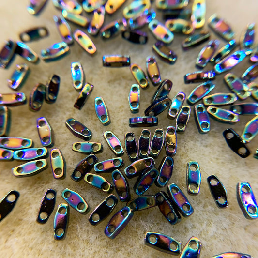 Miyuki Quarter Tila Seed Beads (2 Holes) - choose color 5 grams