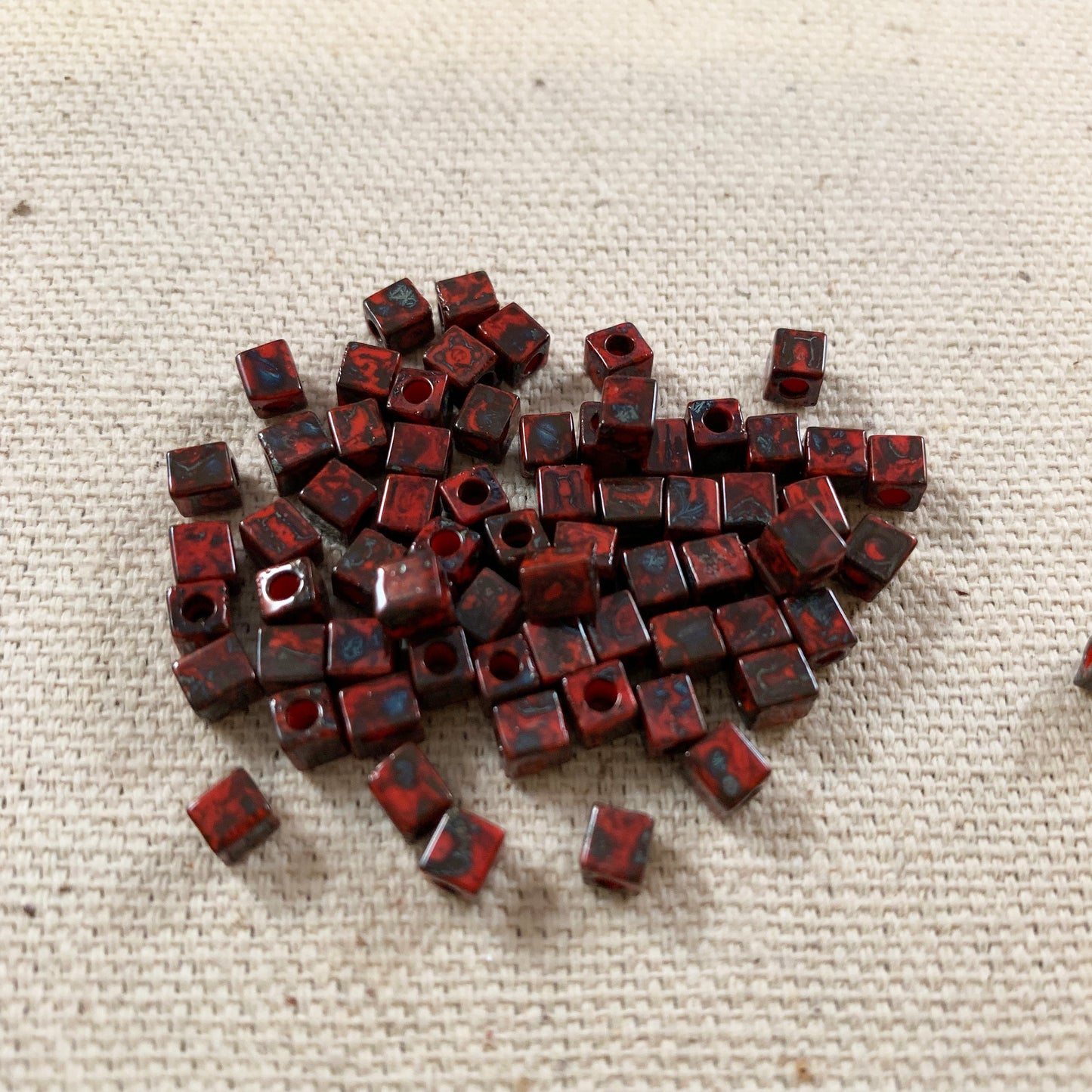 Miyuki Cube Beads 4mm