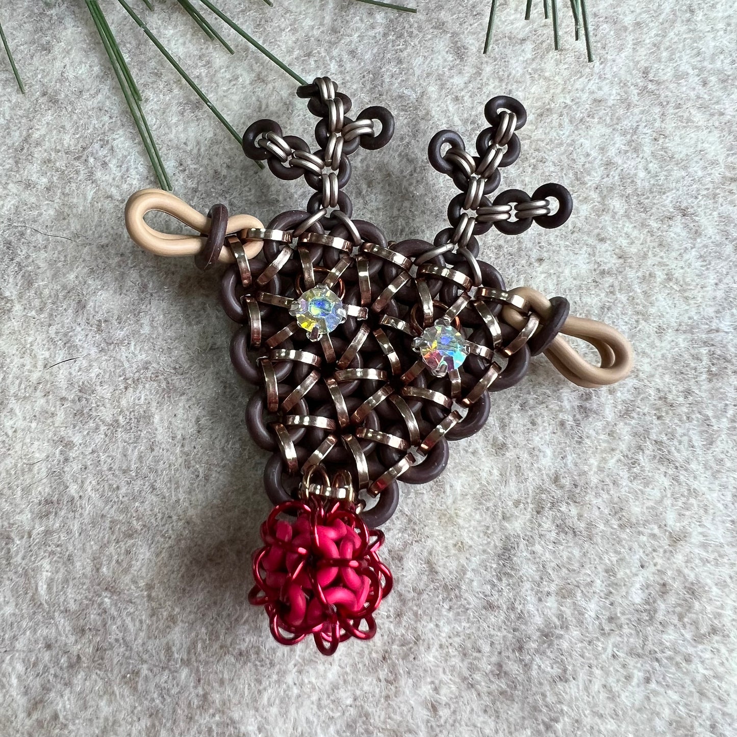 Rudolph Sparkle Pendant/Ornament Kit & Video Class