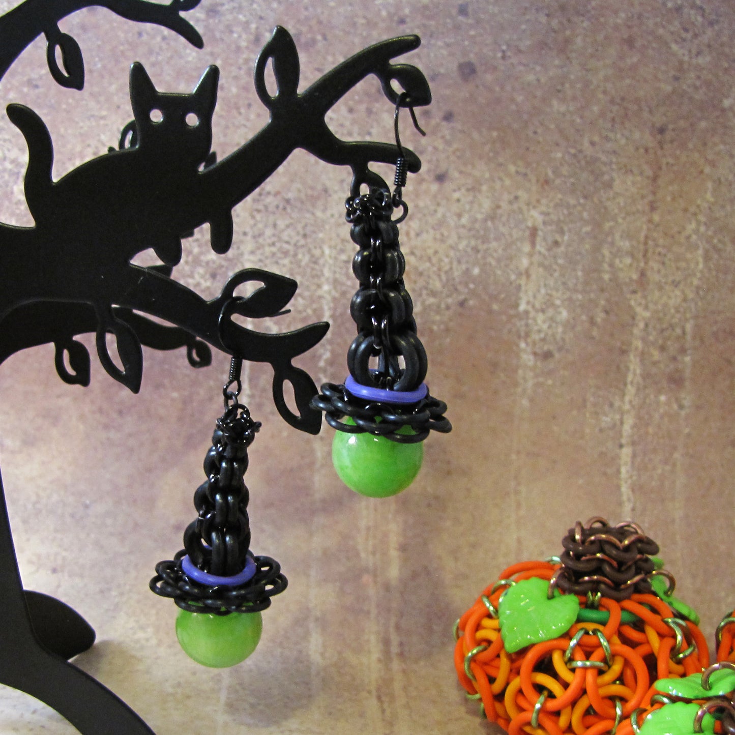 Inverted Round Halloween Witch Hat Kit with FREE video- Earrings or Hats Only